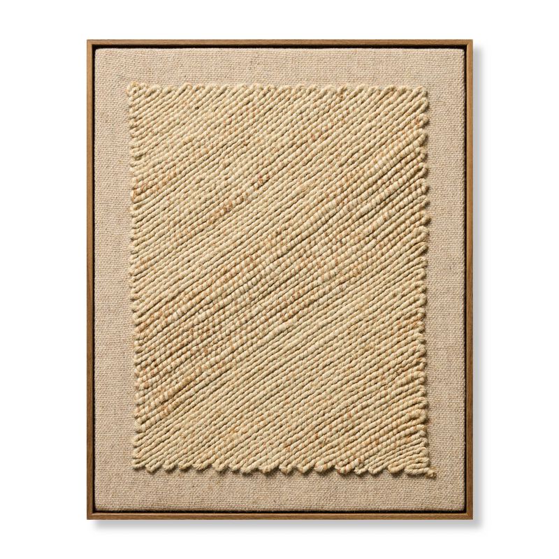 Meandering Road Beige/Beige 2'x2'6" Wall Art